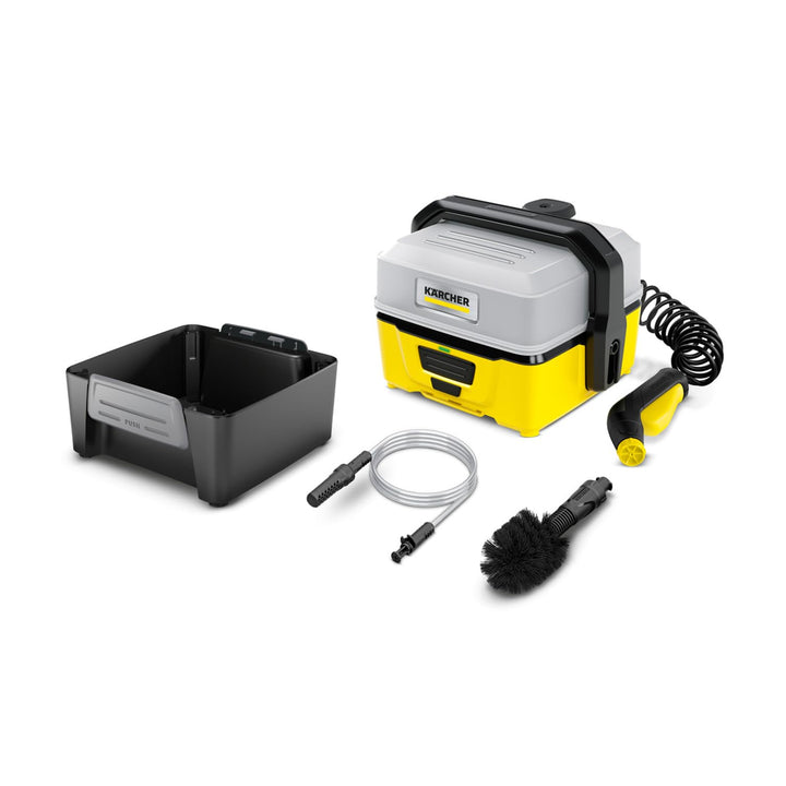 Kärcher Mobile Outdoor Cleaner OC 3 Adventure Box (Wassertankvolumen: 4 l, Lithium-Ionen-Akku, abneh