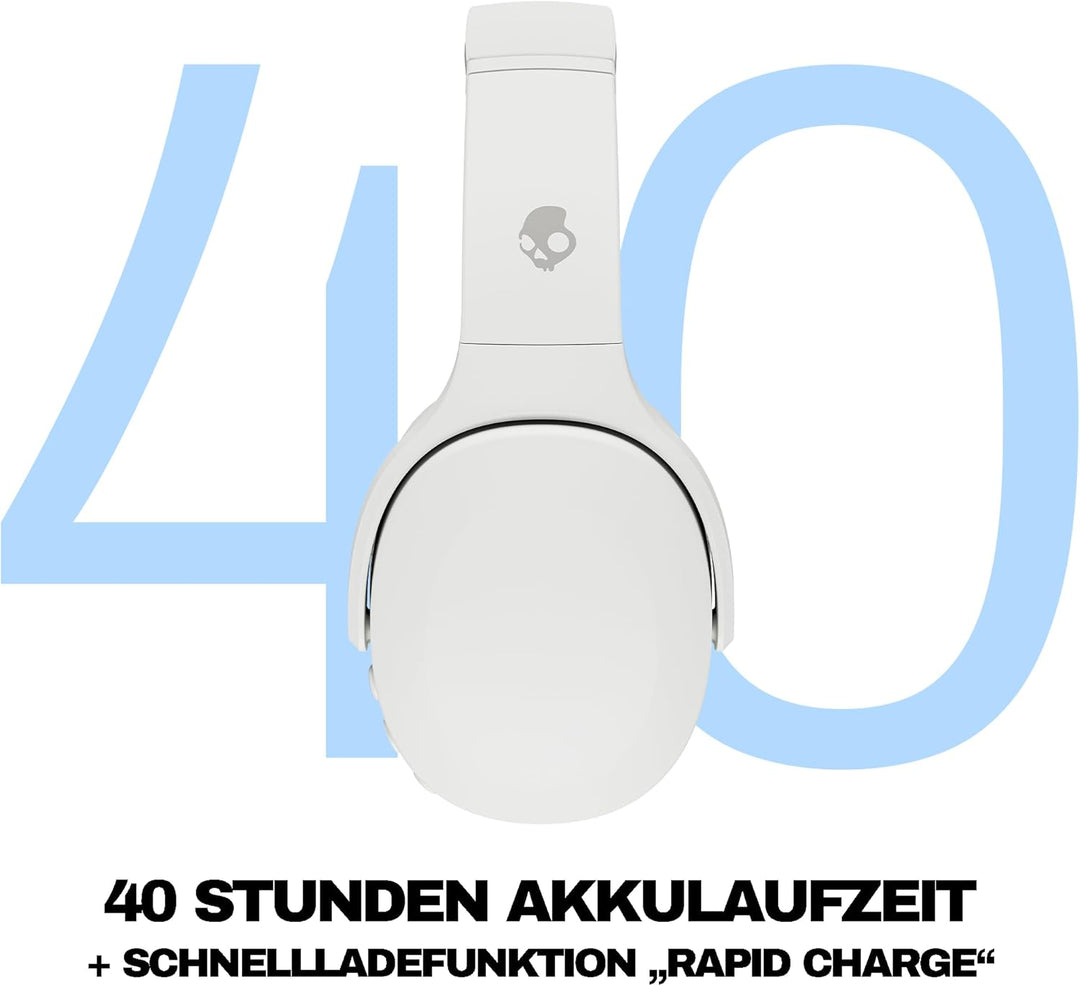 Skullcandy Crusher Evo Over-Ear Wireless-Kopfhörer mit Sensory Bass, 40 Std. Akkulaufzeit, Extra Cha