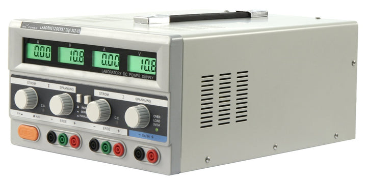 McPower - Labornetzgerät | Digi 302-05 | 2x 0-30V, 0-5A, 1x 5V/3A 0-10 A, 0-10 A