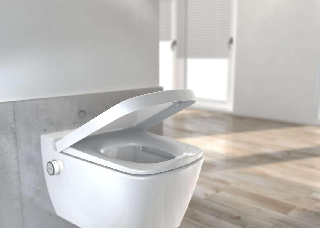 TECEone WC Sitz mit Deckel (Absenkautomatik soft-close, Duroplast, für TECEone Keramiken) weiss, 970