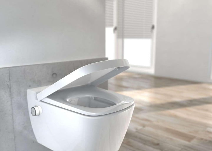 TECEone WC Sitz mit Deckel (Absenkautomatik soft-close, Duroplast, für TECEone Keramiken) weiss, 970