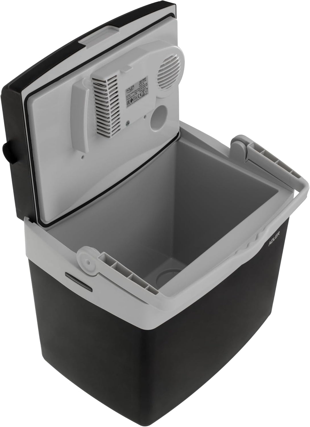 ADLER Tragbare Kühlbox 25L, HEIZUNG-KÜHLUNG-Schalter