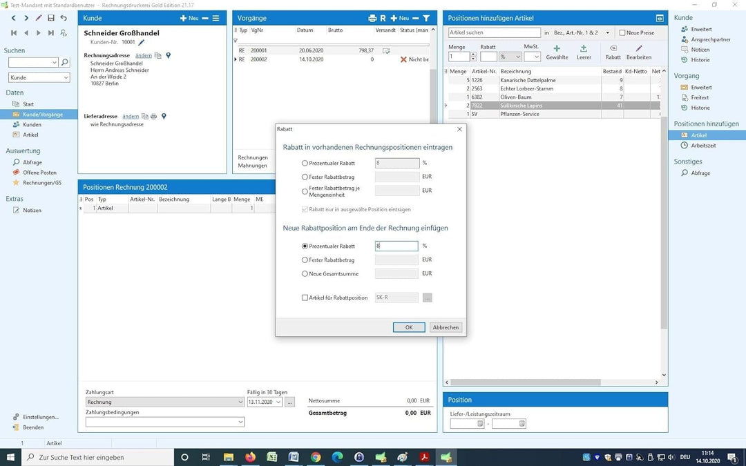 Rechnungsdruckerei 2024 PRO für Unternehmer und Handwerker - Rechnungen, Lieferscheine, Angebote, Au