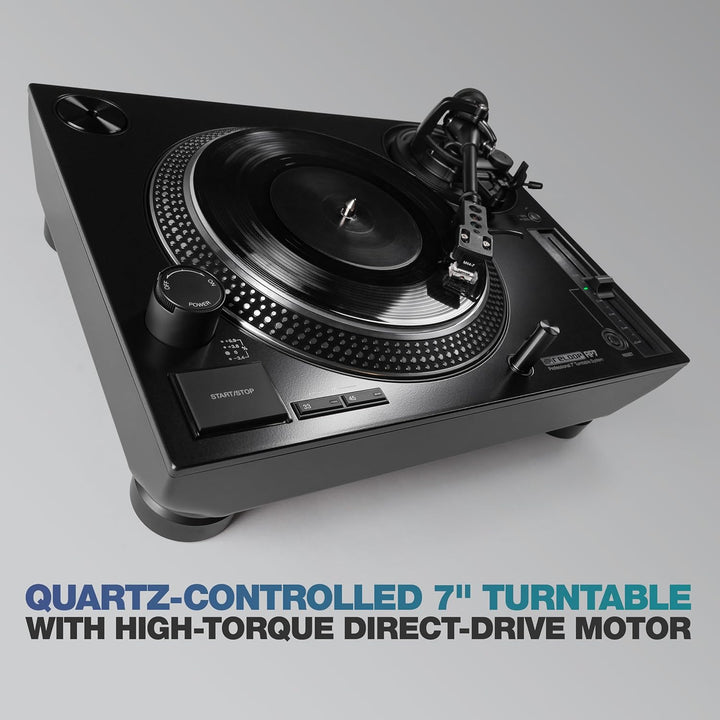 Reloop RP-7000 MK2 – Professioneller DJ Plattenspieler mit Upper Torque Quartz Direktantrieb, neuer
