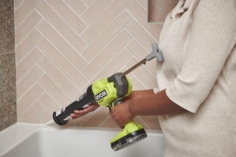 RYOBI 18 V ONE+ Akku-Kartuschenpresse RCG18-0 (6-stufige einstellbare Vorschubgeschwindigkeit, Auspr