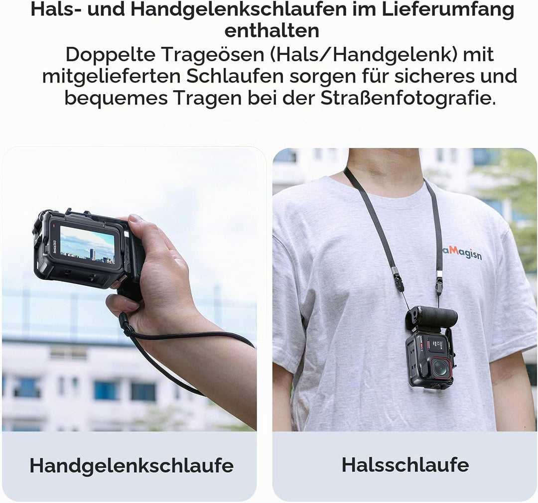 Xplorer Grip Kit für GoPro/DJI/Insta360 Action Kamera, Fotografieren Handgriff Handle Zubehör für Go