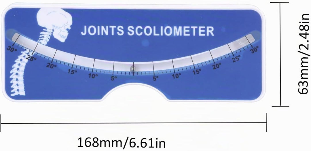 Skoliometer Messgerät 0-30° Messung Zur Messung Der Wirbelsäulenausrichtung. Sie Die Wirbelsäulennei