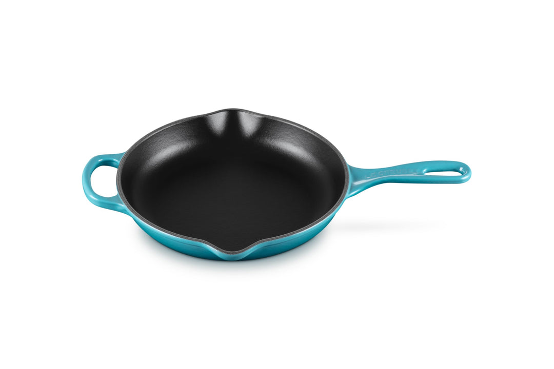 LE CREUSET Signature Gusseisen Brat- und Servierpfanne, Rund, Ø 23 cm, Für alle Herdarten inkl. Indu