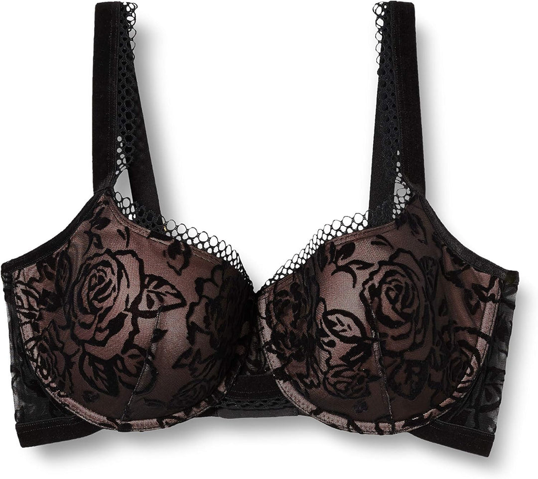 Triumph Damen Velvet Rose Spotlight WHP Geformter BH, BLACK, 85D
