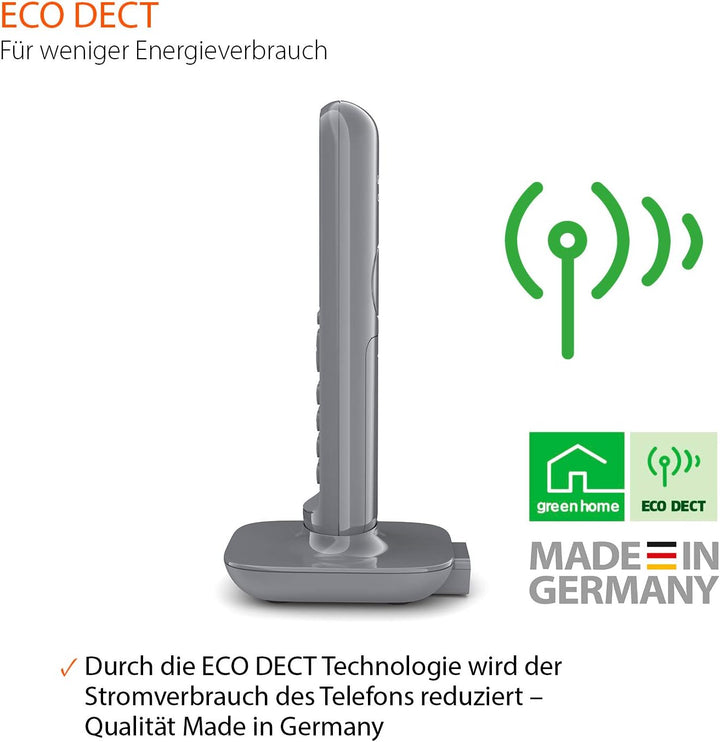 Gigaset CL390HX - Design DECT-Mobilteil mit Ladeschale - Fritzbox-kompatibel - Schnurloses Telefon f