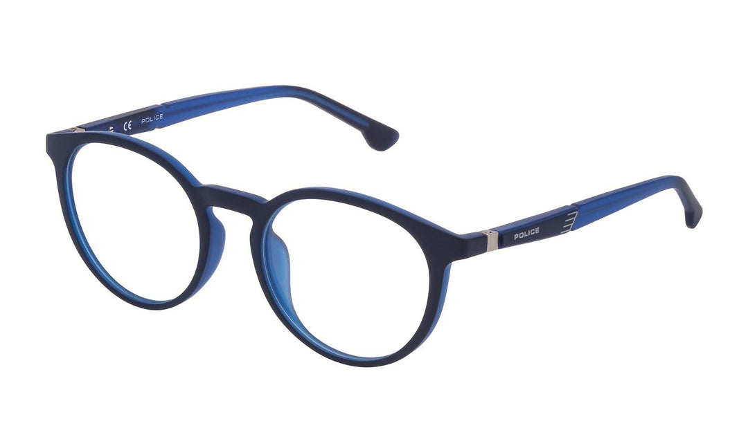 Police Unisex VPL878 520JEB Sunglasses, Blue, 52