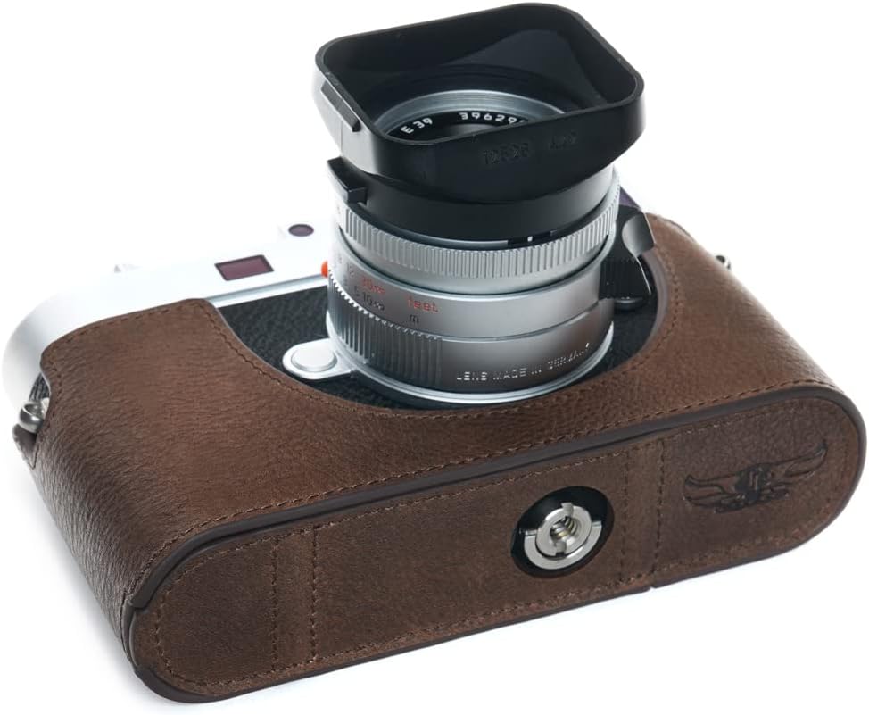 Für Leica M11 Kameratasche, handgefertigt, echtes Leder, halbe Kameratasche, Tasche für Leica M11 Ka