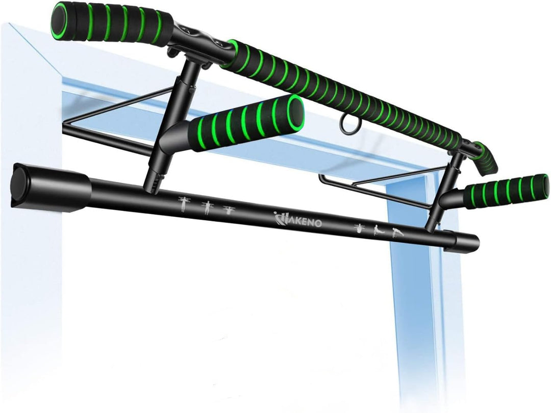 Klimmzugstange Türrahmen - Stark belastbare Pull up bar [bis 200 KG]- Inklusive Schlingentrainer Pro