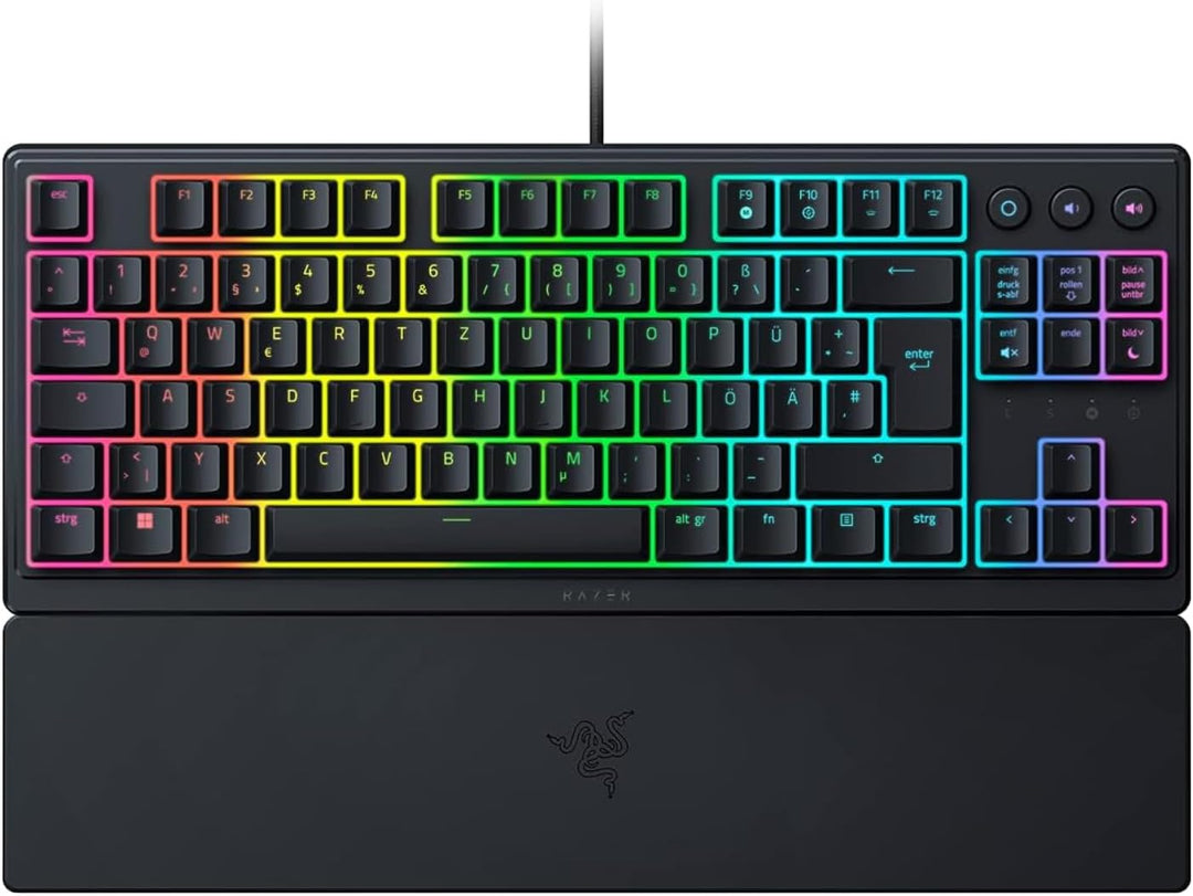 Razer Ornata V3 Tenkeyless - Kompakte Flache Gaming-Tastatur (Mecha-Membran-Switches, Tastenkappen m
