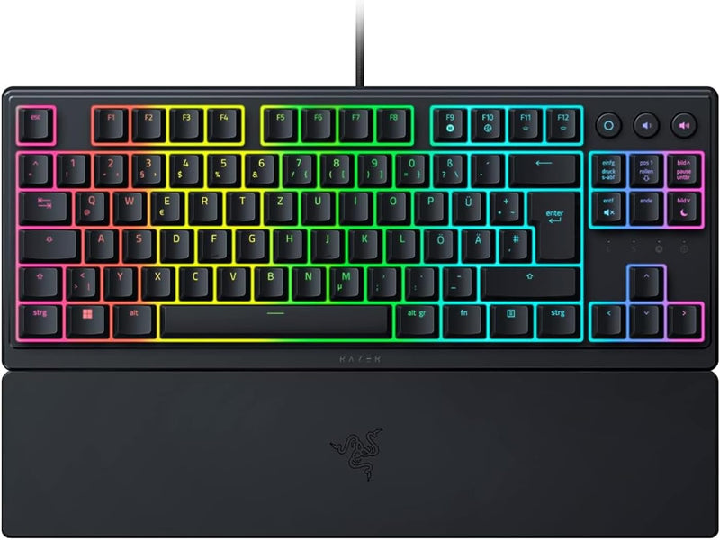 Razer Ornata V3 Tenkeyless - Kompakte Flache Gaming-Tastatur (Mecha-Membran-Switches, Tastenkappen m