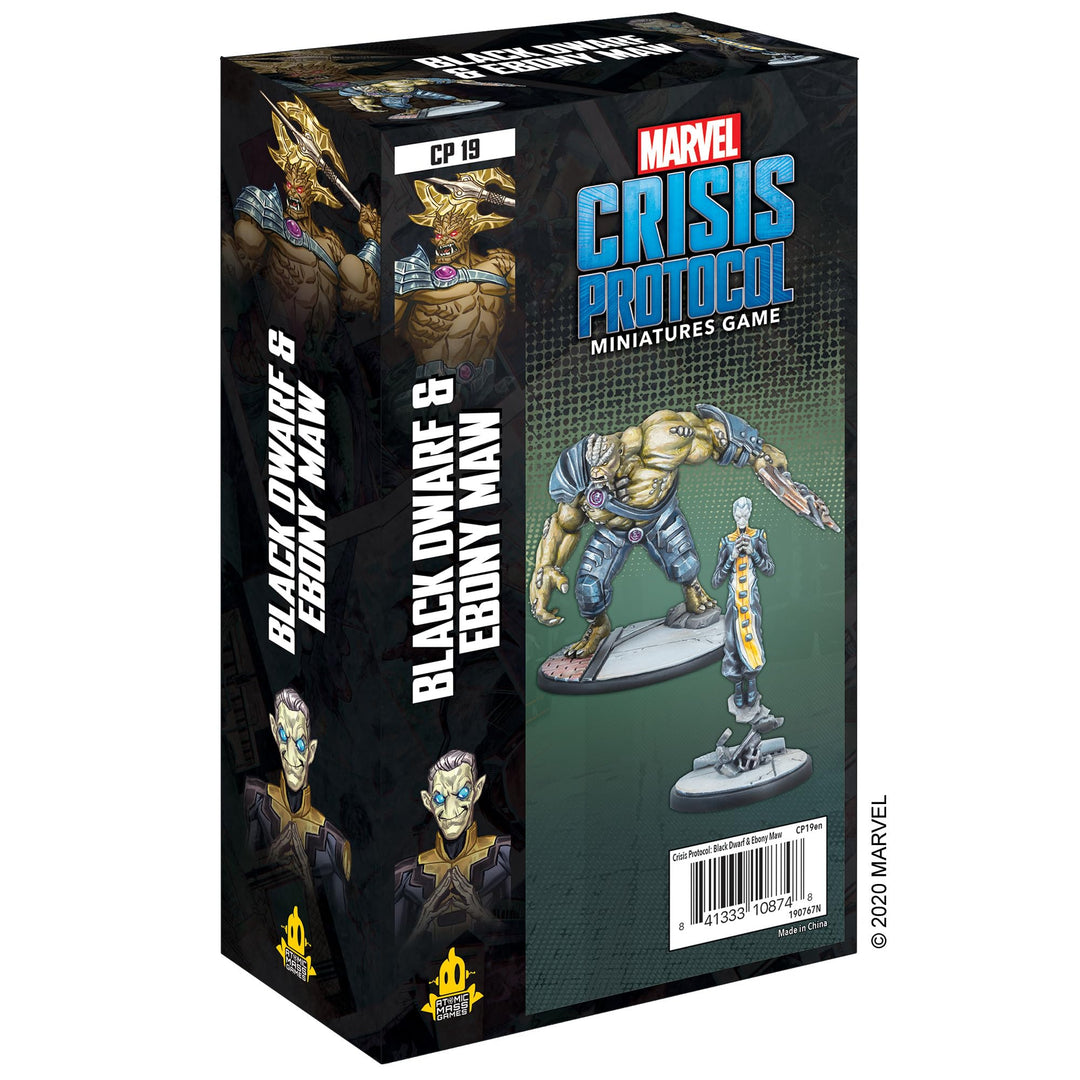 Atomic Mass Games - Marvel Crisis Protocol: Character Pack: Black Dwarf and Ebony Maw - Miniature Ga