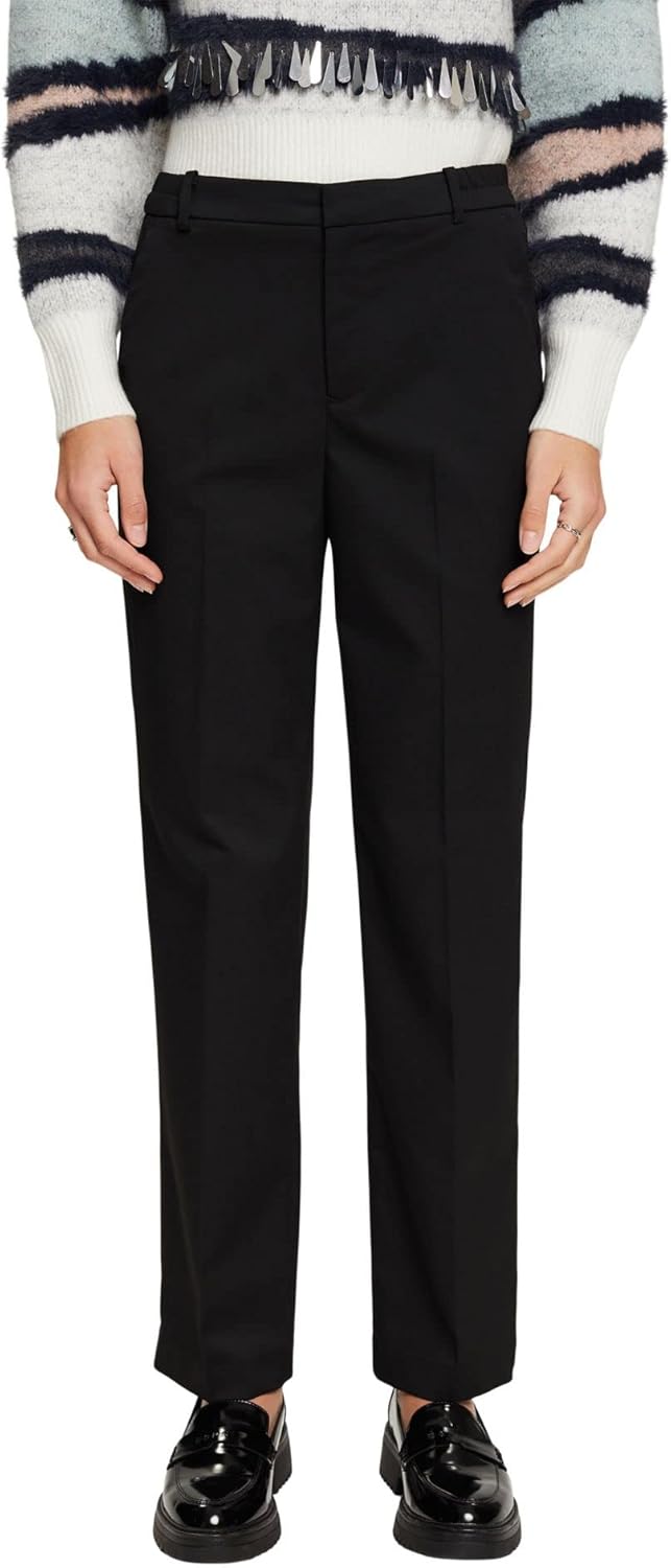 ESPRIT Damen Hose 32 001/Black, 32 001/Black