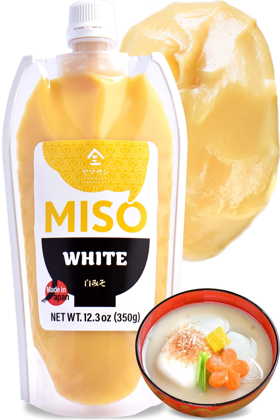 YAMASAN KYOTO UJI Weisse Miso-Paste mit gemälztem Reis, süssem Reis-Miso, traditionell japanisches f