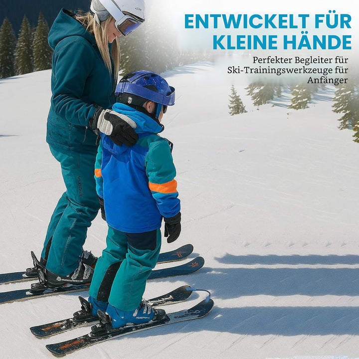 Wedgease - Ski Tip Connector - Teach Kids to Ski - Ski Trainer by Launch Pad Türkis, Türkis
