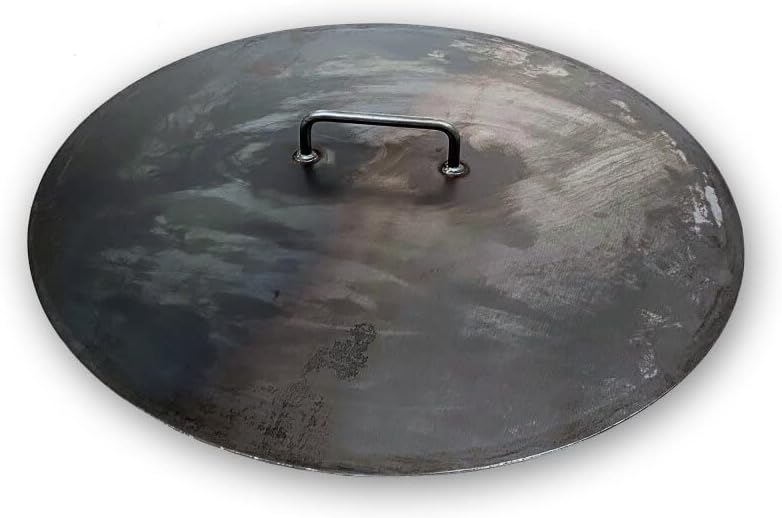 Feuerschalen Deckel Flint Ø72cm - Deckel für Feuerschale, Feuertonne aus Stahl - Abdeckung für Feuer