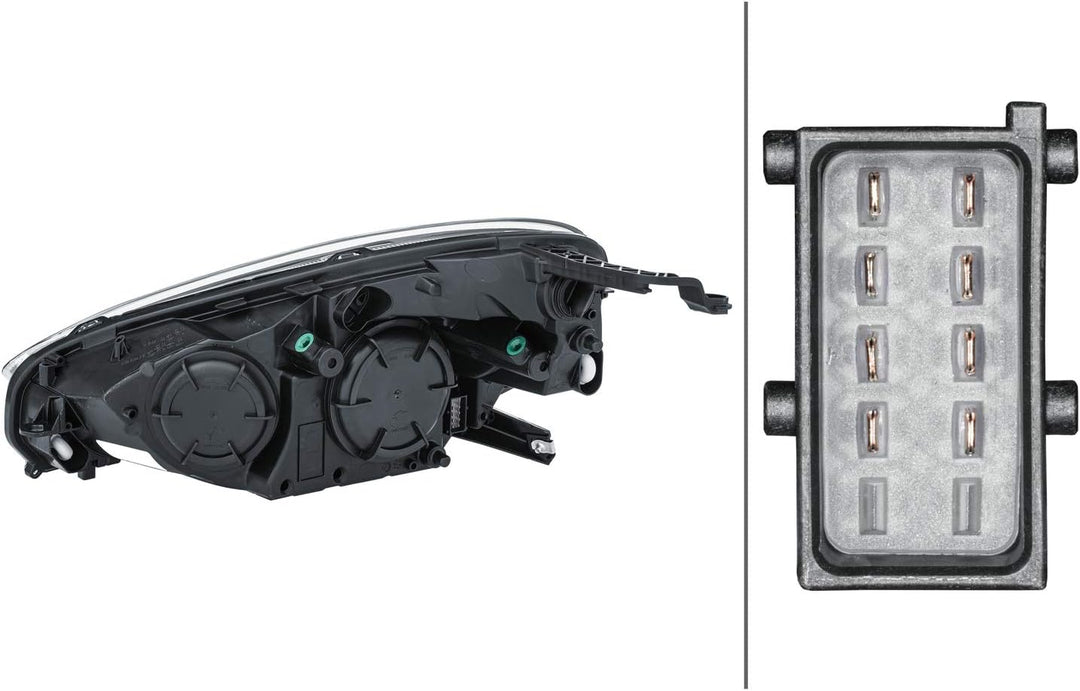 HELLA 1EH 354 811-021 Scheinwerfer - Opel Adam (M13) - ECE - für Rechtsverkehr - rechts, rechts