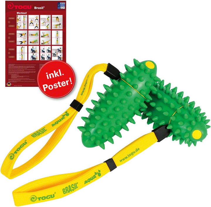 TOGU Brasil Tiefenmuskulatur und Ausdauertrainer Aqua 2er-Set, Aqua 2er-Set
