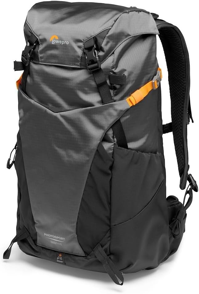 Lowepro PhotoSport BP 24L AW III, Wander Kamerarucksack für Spiegellose, seitlicher Zugriff, herausn