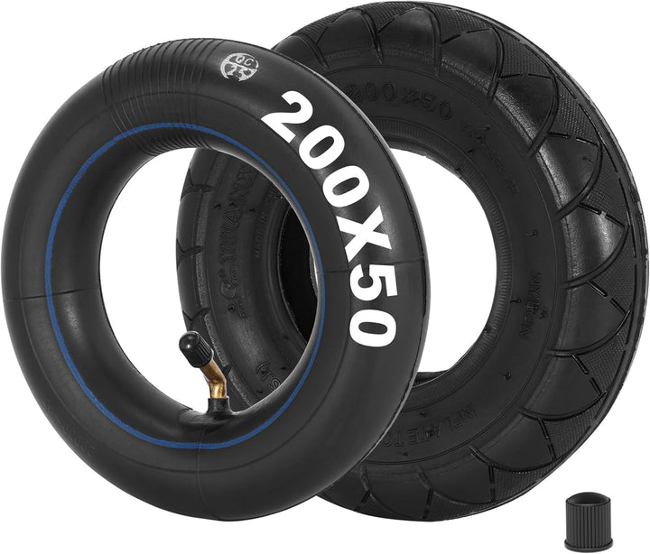 200 x 50 (8 "x2") Scooter-Reifen- und Schlauchset Ersatz Geeignet Innendurchmesser 3.74"/95mm für Sc