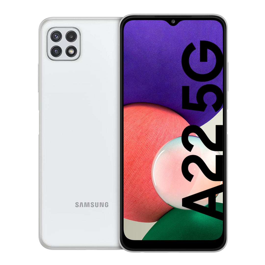 Samsung Galaxy A22 5G Smartphone 6.6 Zoll 128GB Android Handy Mobile White 128 GB A22 5G White, 128