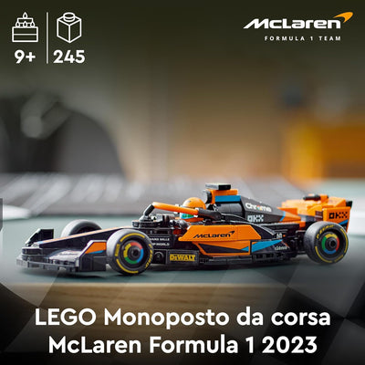 LEGO Icons McLaren MP4/4 & Ayrton Senna Modellauto Set, F1 Rennwagen Bausatz & Speed Champions McLar