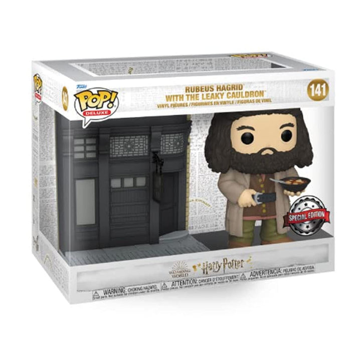 POP! Harry Potter Deluxe Rubeus Hagrid with The Leaky Cauldron