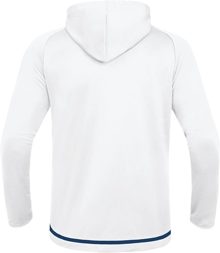 JAKO Herren Kapuzenjacke Striker 2.0, royal/weiss, 3XL, 6819 XXL Weiss/Marine, XXL Weiss/Marine