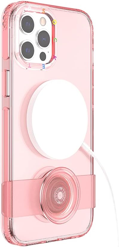 PopSockets: PopCase Hülle für iPhone 12 Pro Max mit Abnehmbarem PopGrip Slide Sockel und Griff mit A