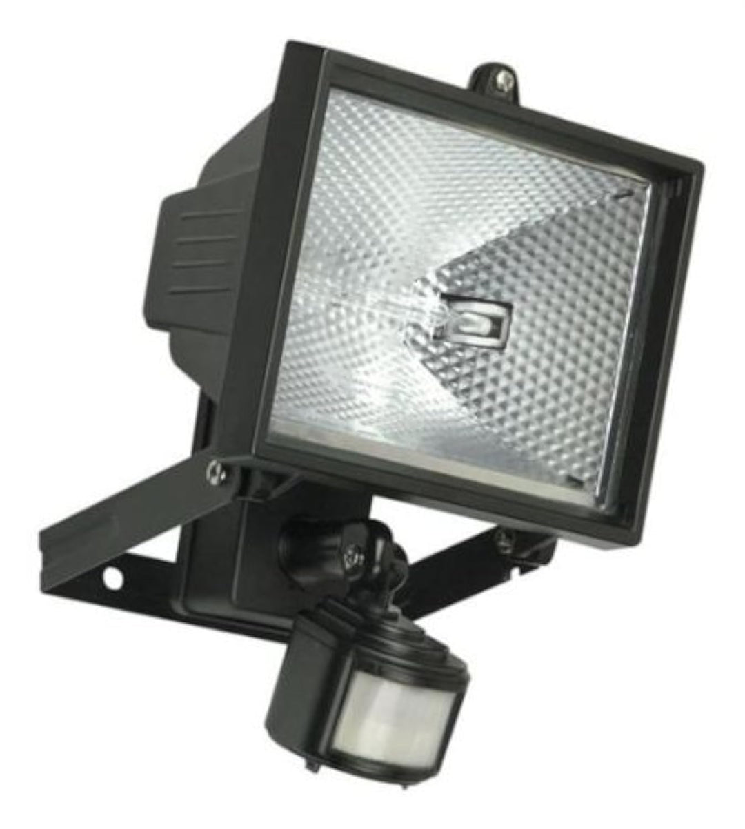 Halogenleuchte mit Sicherheitslicht und PIR-Bewegungssensor (Passiv-Infrarotmelder), für den Aussenb