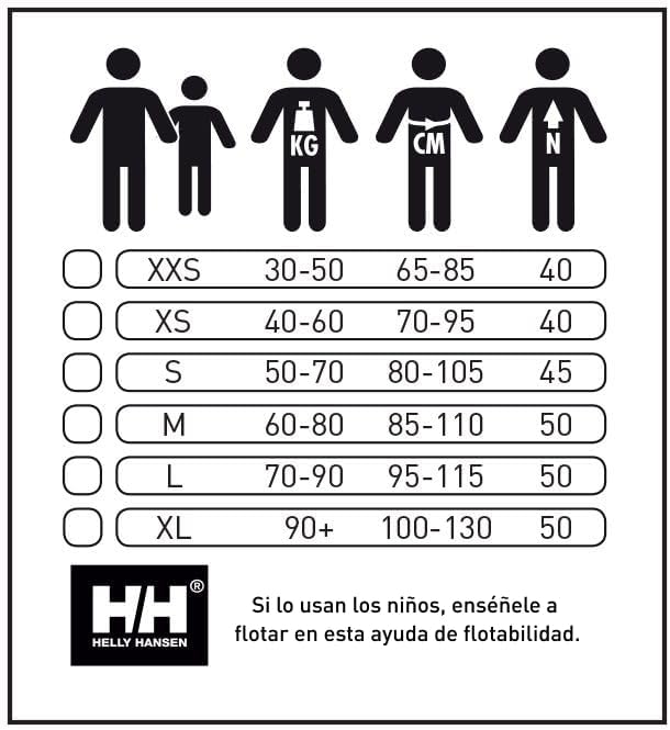 Helly Hansen Rider Stealth Zip Schwimmweste 30/50 Ebony, 30/50 Ebony