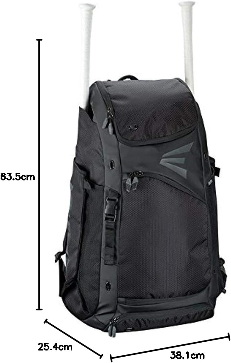 Easton | E610CBP Catcher's Backpack Equipment Bag | Baseball & Softball | Multiple Styles Schwarz, S