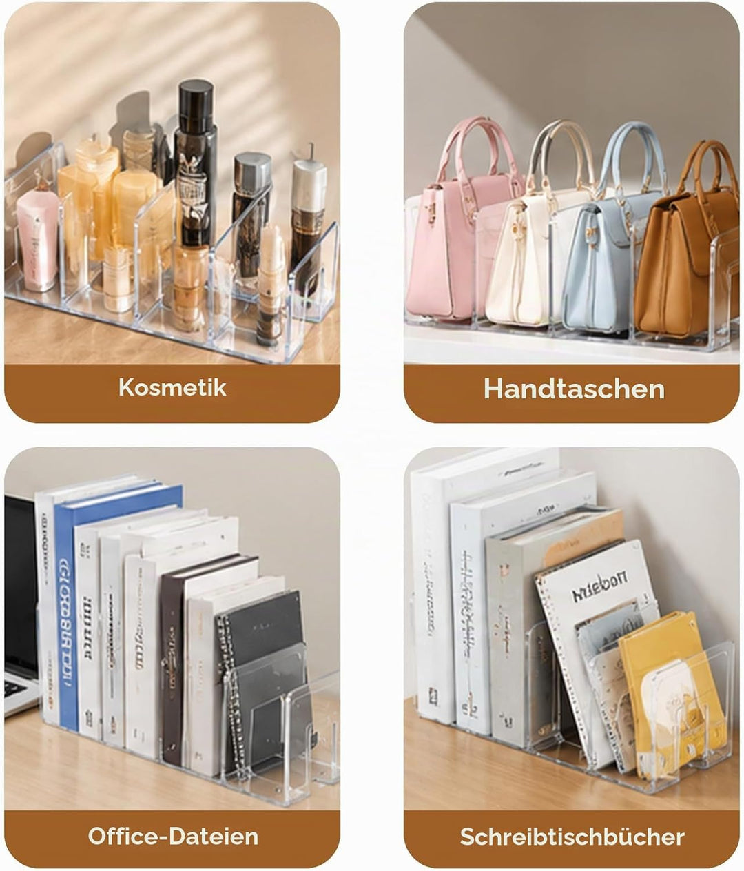Regalteiler Für Schrank, Verstellbare Geldbörsen-Organizer, Handtaschen-Trenner, Regalteiler Regalsy