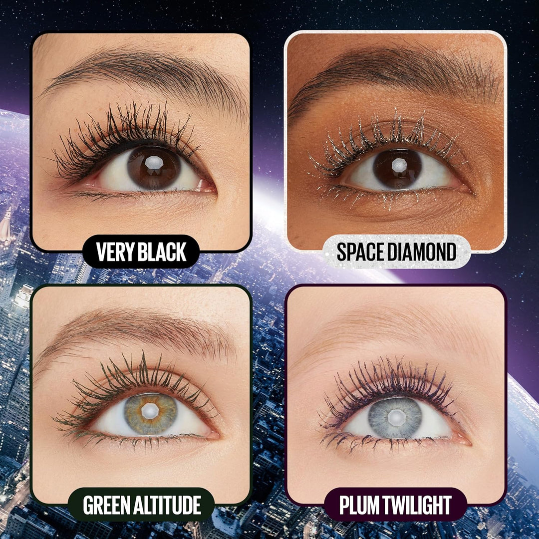 Maybelline New York Schwarze Wimperntusche für extrem lange Wimpern, Lash Sensational Sky High Masca
