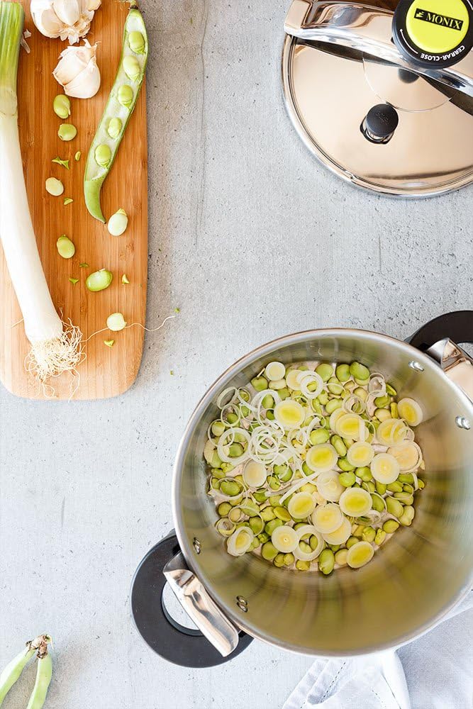 Monix Classica Traditioneller Schnellkochtopf Modern 8 litros silber