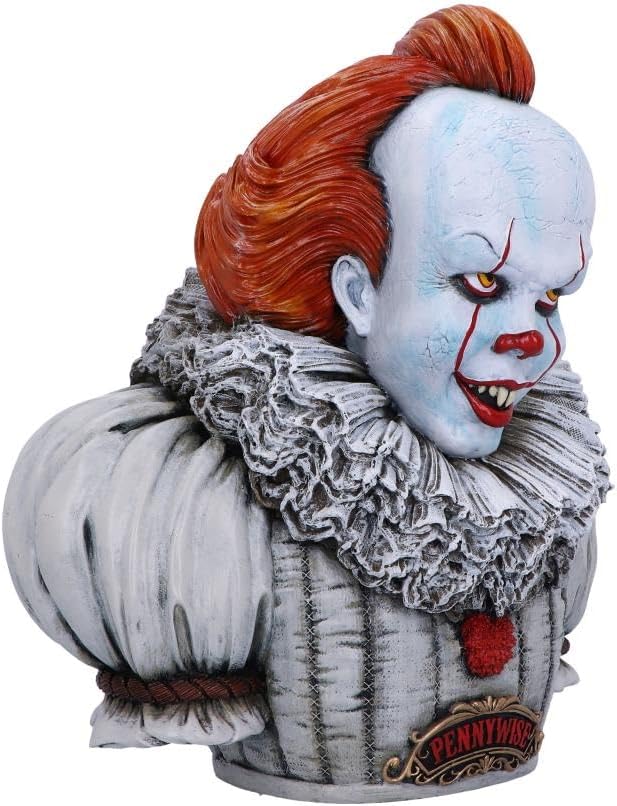 Nemesis Now Offizielles Lizenzprodukt IT Chapter 2 Pennywise Büste, weiss, 30 cm, Harz