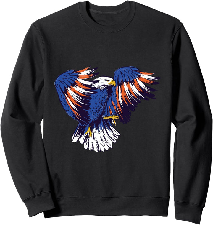 Amerikanisches USA-Adler-Design mit Adlerabbildung. Sweatshirt