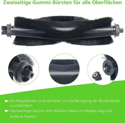 Ersatzteile Kompatibel mit Eufy Clean L60, L60 SES, L50, L50 SES Staubsaugerroboter Zubehör, 1 Haupt