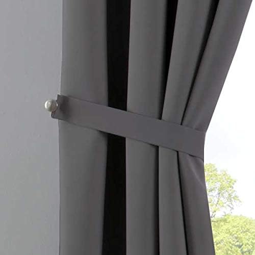 Gardinenbox Vorhang Blickdicht »Newyork« Dunkelgrau HxB 245x295 cm 1er-Pack Thermo-Gardine Verdunkel