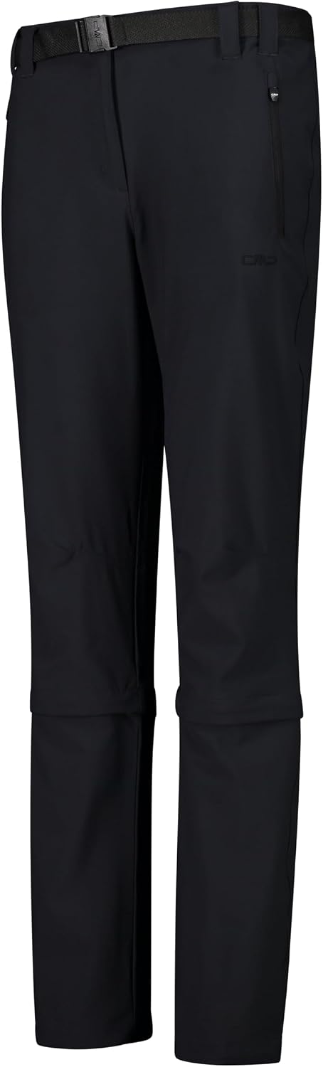CMP Damen Cmp Damen Stretch Zip Off Trousers Hose Zipp Off Hose S Anthrazit, S Anthrazit