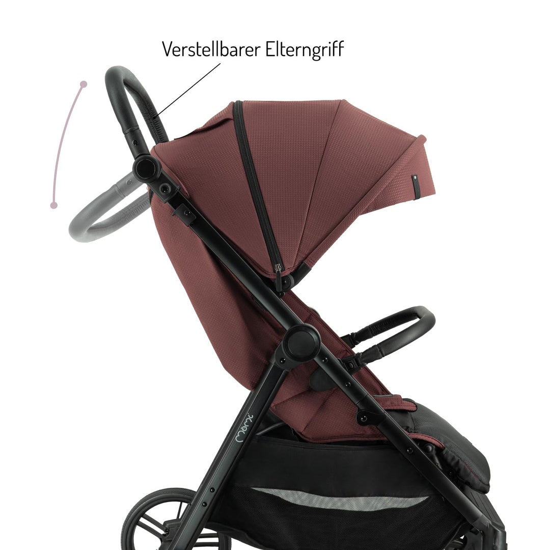 MoMi Kinderbuggy CLARA, Kinderwagen ab dem 6. Lebensmonat, bis 22 kg Körpergewicht, 5-Punkt-Sicherhe