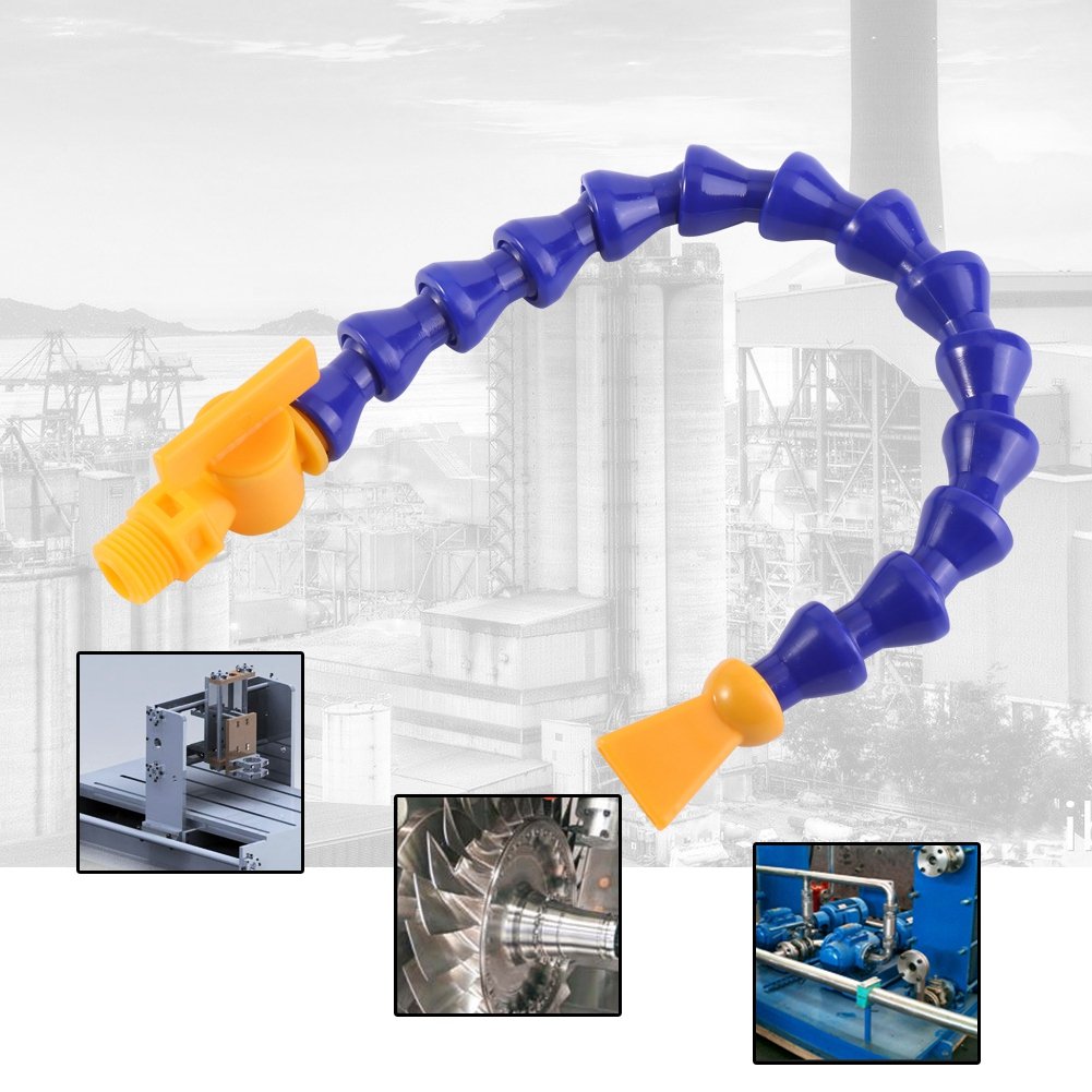 1/4 "PT Wasser Öl Kühlmittelschlauch, 12 stücke Runde Flache nase Drehmaschine CNC Maschine Flexible