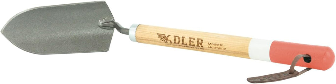 ADLER Garten-Set 3-TLG. – Geschmiedete Hacke, Kleinhacke Ivy & Pflanzkelle Holly – 45 cm Eschenholz-