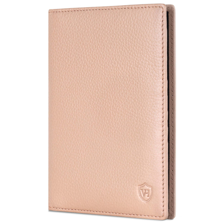 VON HEESEN® Reisepasshülle Leder Etui mit RFID-Schutz - Passhülle Passport Reisepass Mappe Hülle Org