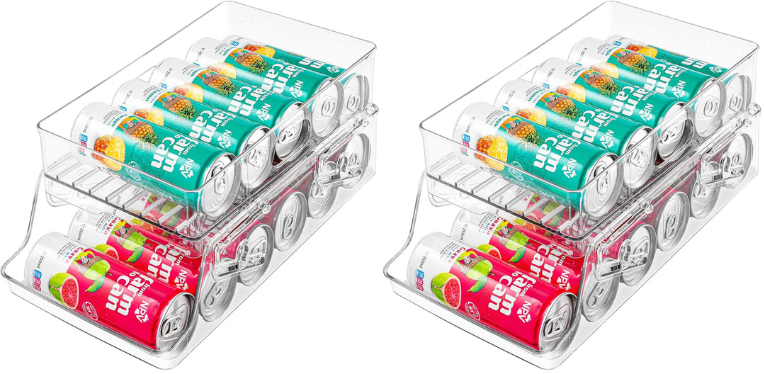 Kühlschrank Dosen Organizer 250 ml/330 ml Dosenspender Getränke Organizer, Foldable Dosenspender küh