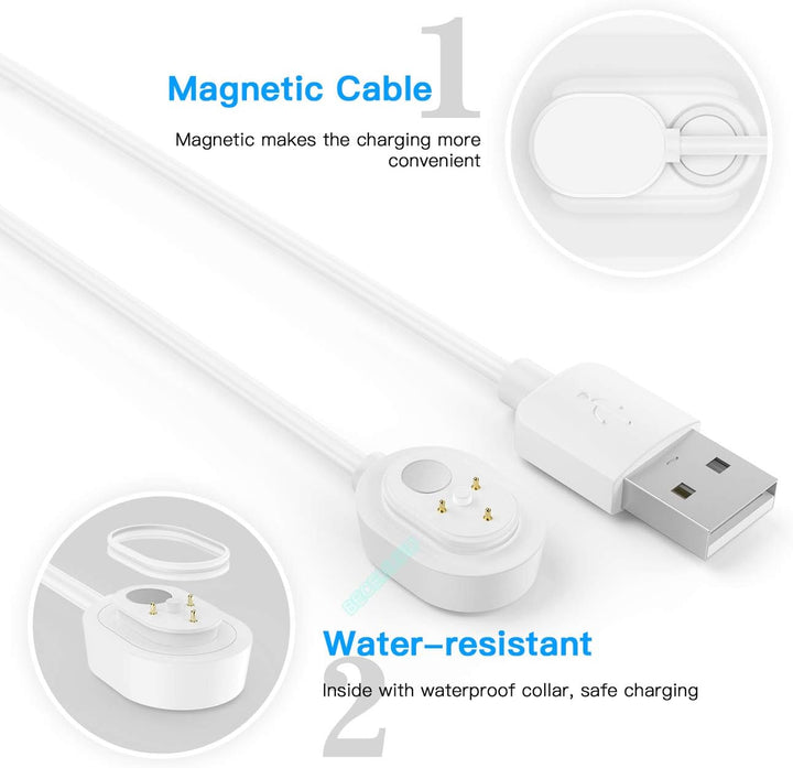 Ladekabel BECEMURU Quick Charge 3.0 & Akku-Ladeadapter mit wetterfestem Magnetkabel für Arlo Ultra1/